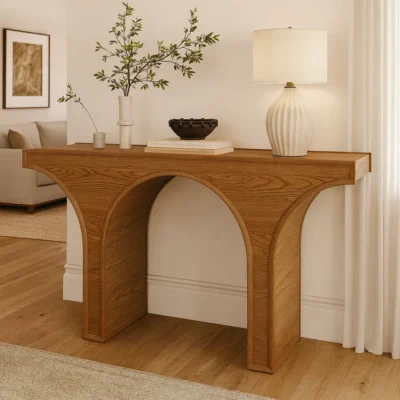 Alternative view of Contemporary Wooden Accent Console Table