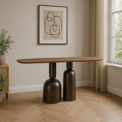 Alternative view of Contemporary Wooden Console Table For Living Room