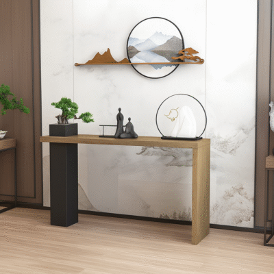 Alternative view of Modern Wooden Console Table For Hall