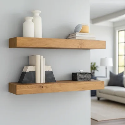 Alternative view of Modern Wooden Floating Shelf For Wall