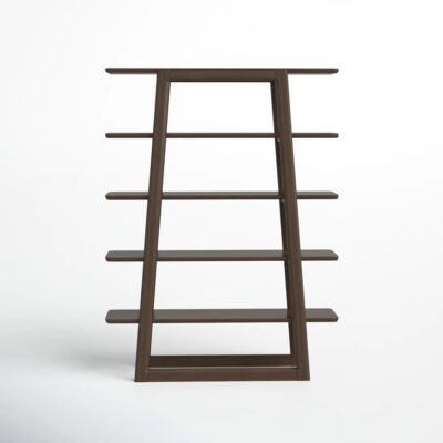 Modern Wooden Shelf With Geometric Frame