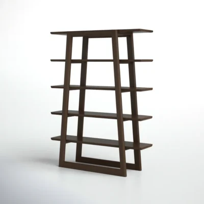 Alternative view of Modern Wooden Shelf With Geometric Frame