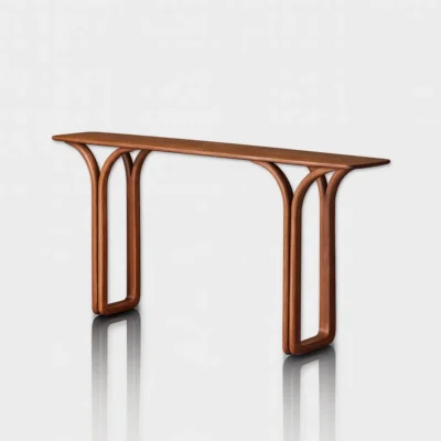 Retro Wooden Console Table For Living Room