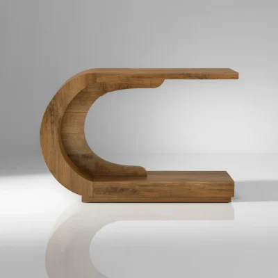 Scandinavian Wooden Console Table For Hallway